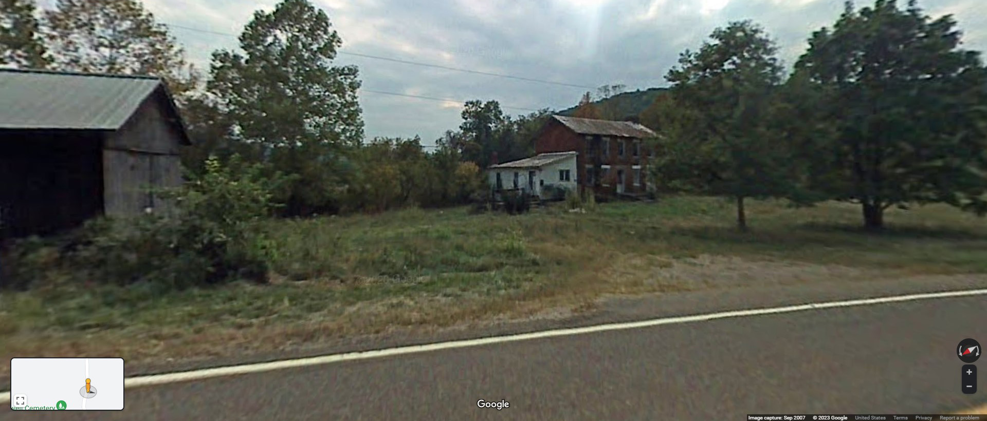 Google Street View image of the Rowell House taken in 2007.