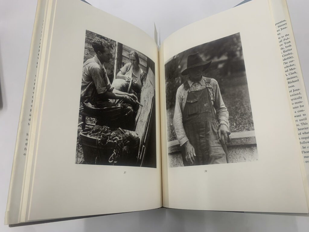 A photographic spread from The Appalachian photographs of Doris Ulmann (1971). 