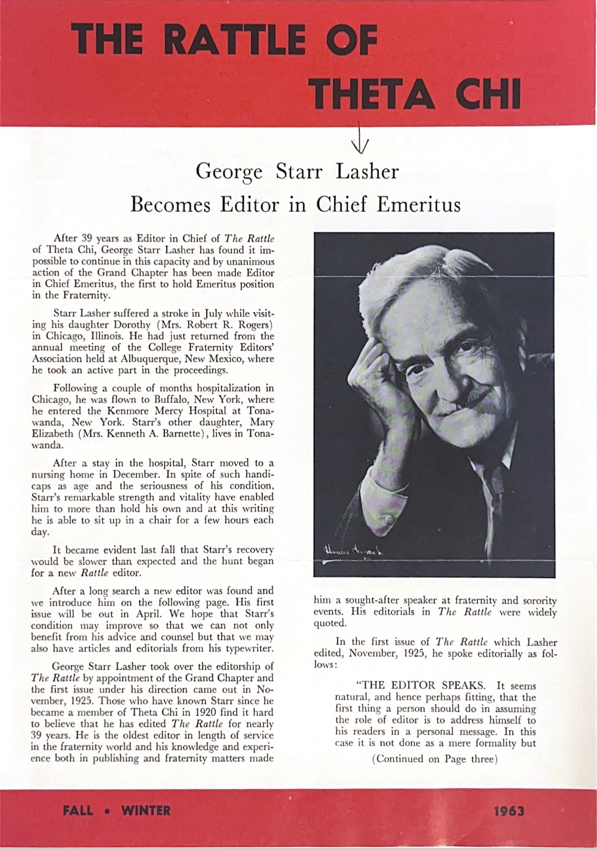 Processing the George Starr Lasher Collection