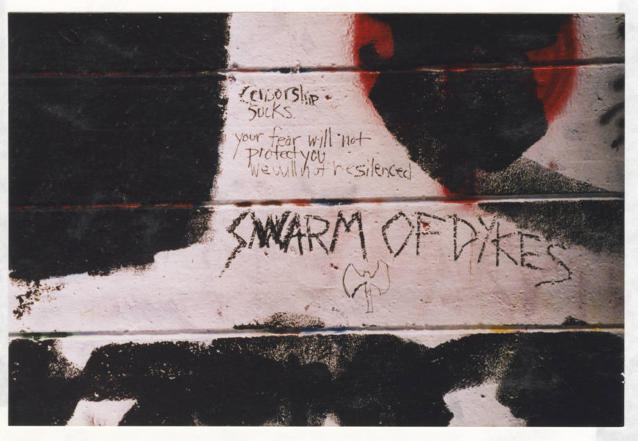 Analyzing Art and Mass Communication for Queer Advocacy Through Swarm of Dykes Archival Material