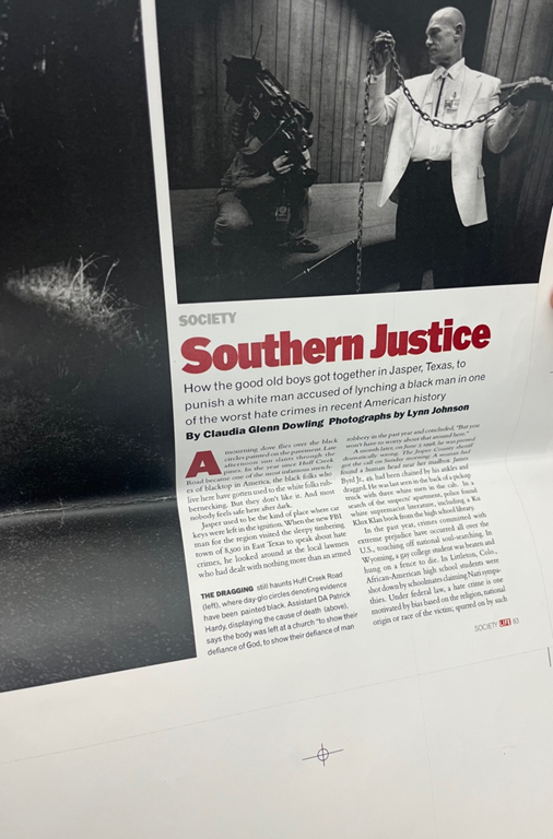 Southern Justice Revisited: Lynn Johnson and Racial Violence in the Media